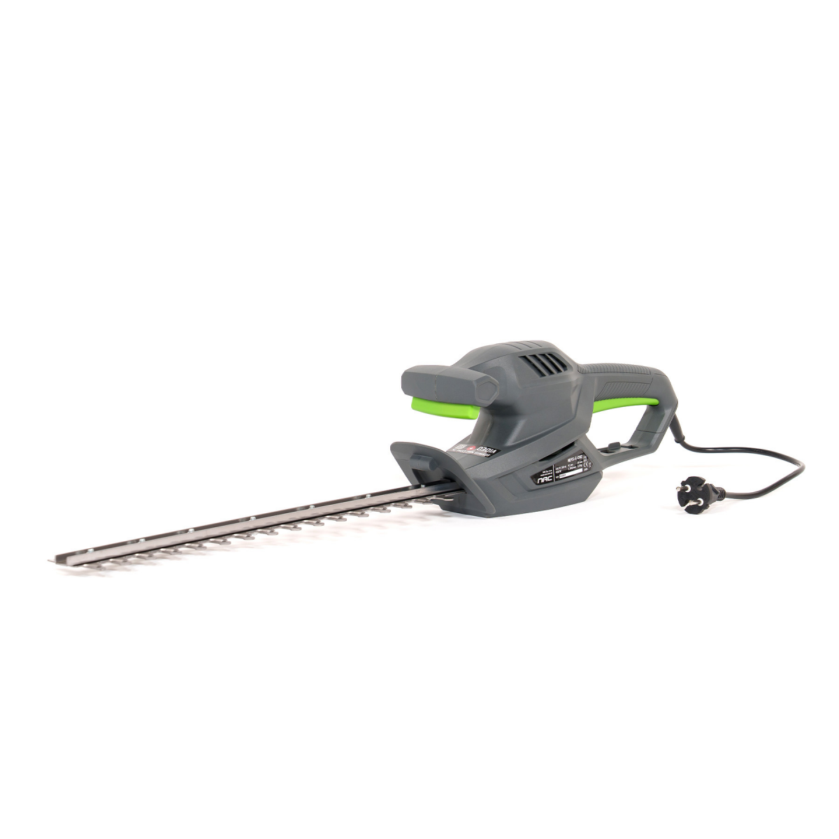 Cortasetos eléctrico NAC, 450W, 45 cm, motor potente, diseño ergonómico, ideal para podar setos y arbustos con precisión y rapidez, herramienta ideal para jardinería