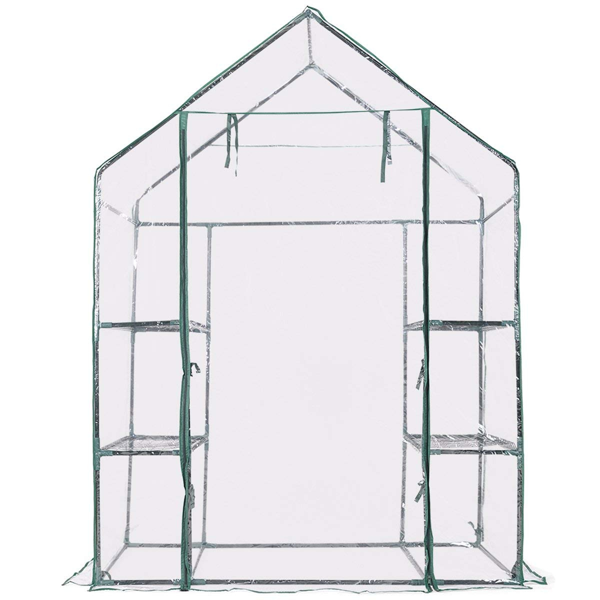 Costway Invernadero con Cubierta 143 * 73 * 195cm para Jardín