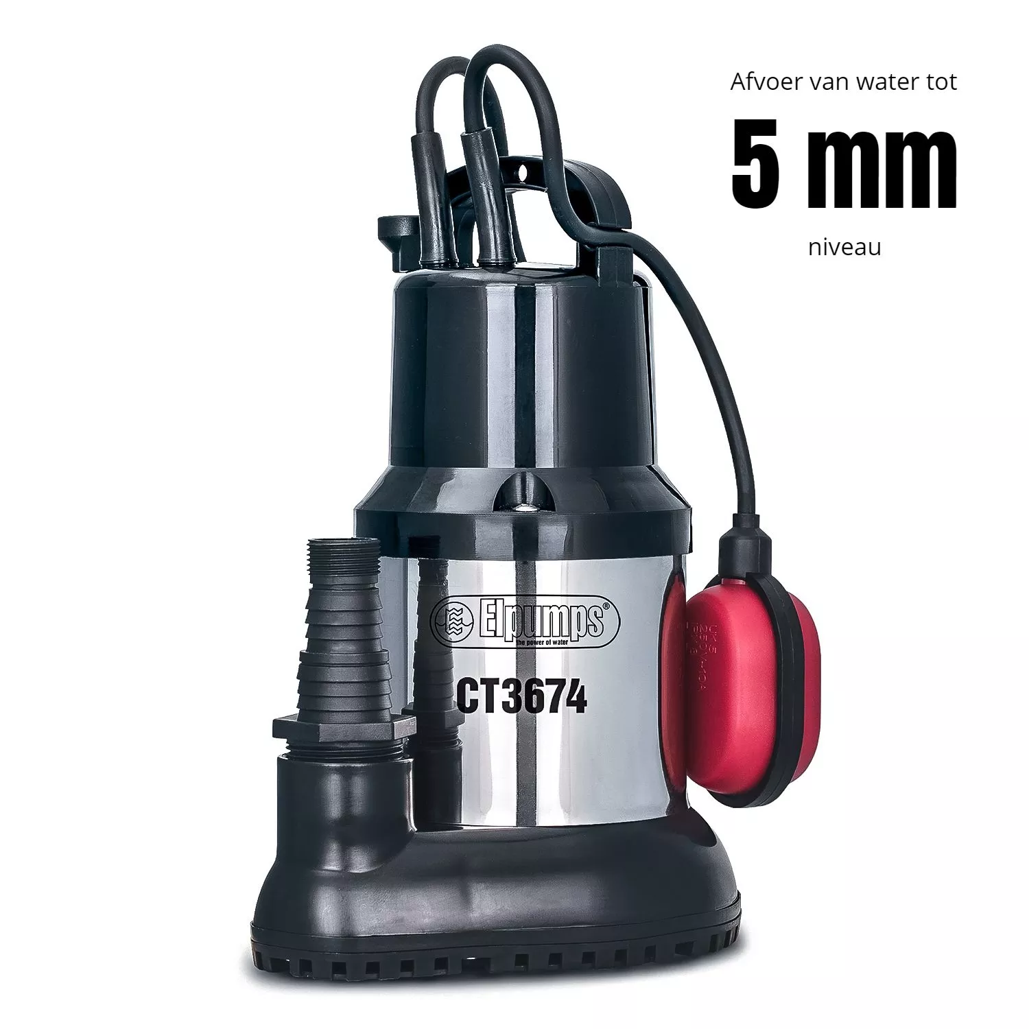 CT 3674 Bomba de agua limpia, 600 W, 10.800 l/h, 8 m