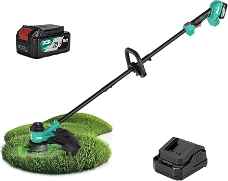 DCA Desbrozadora Batería Ancho 35 cm con 4.0Ah Batería para Desmalezar