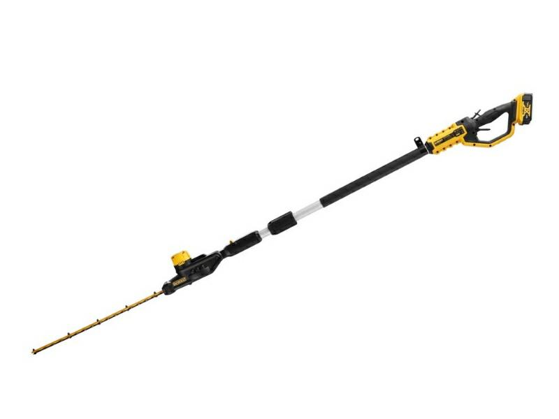 DEWALT DCMPH566P1-QW - Cortasetos de pértiga XR 18V 55cm 25mm con 1 batería Li-Ion 5,0 Ah
