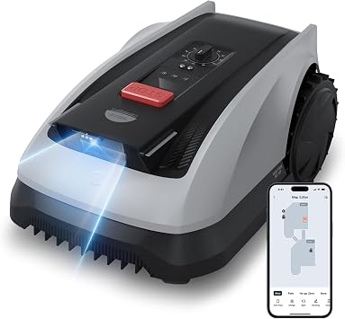 ECOVACS Goat O600 RTK Robot Cortacésped sin Cable, 600 m², Care Kit