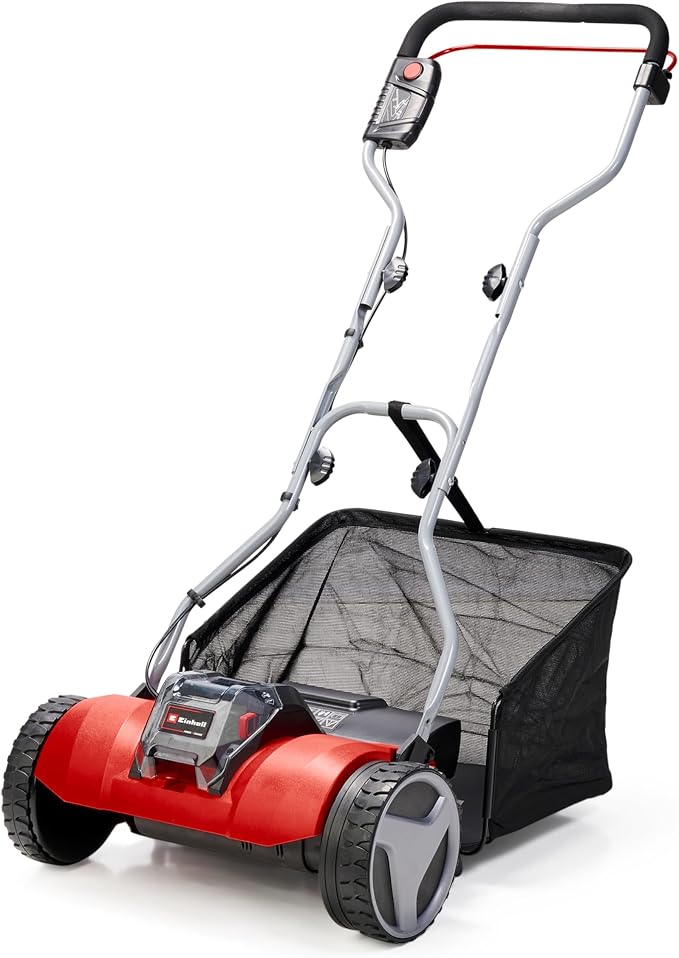 Einhell Cortacésped de Cilindro a batería GE-HM 18/38 Li-Solo
