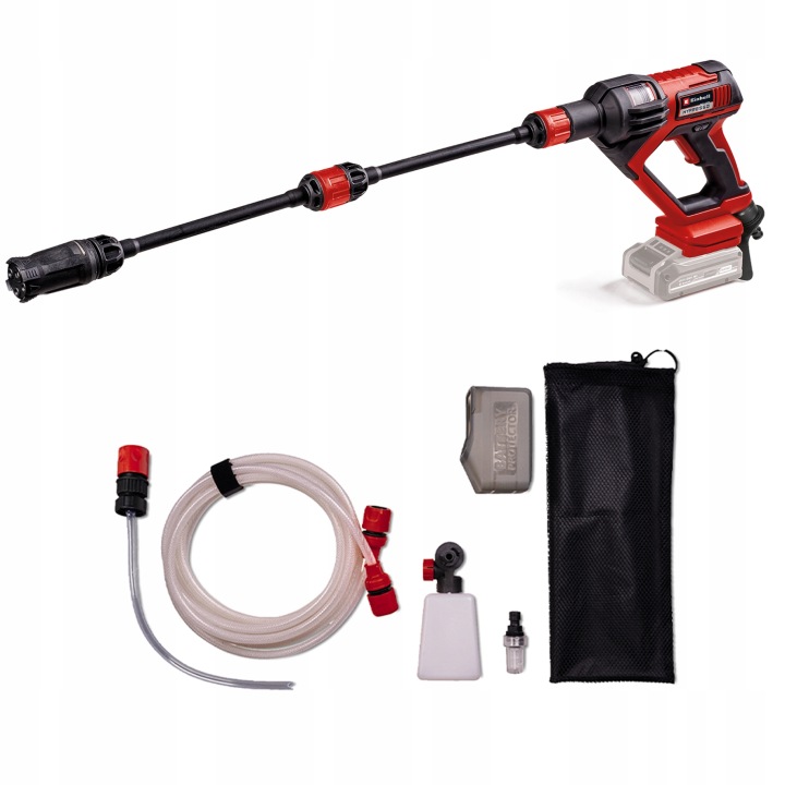 Einhell HYPRESSO 18/24-1 Limpiadora de alta presión o Hidrolimpiadora Vertical Eléctrico 240 l/h Negro, Rojo