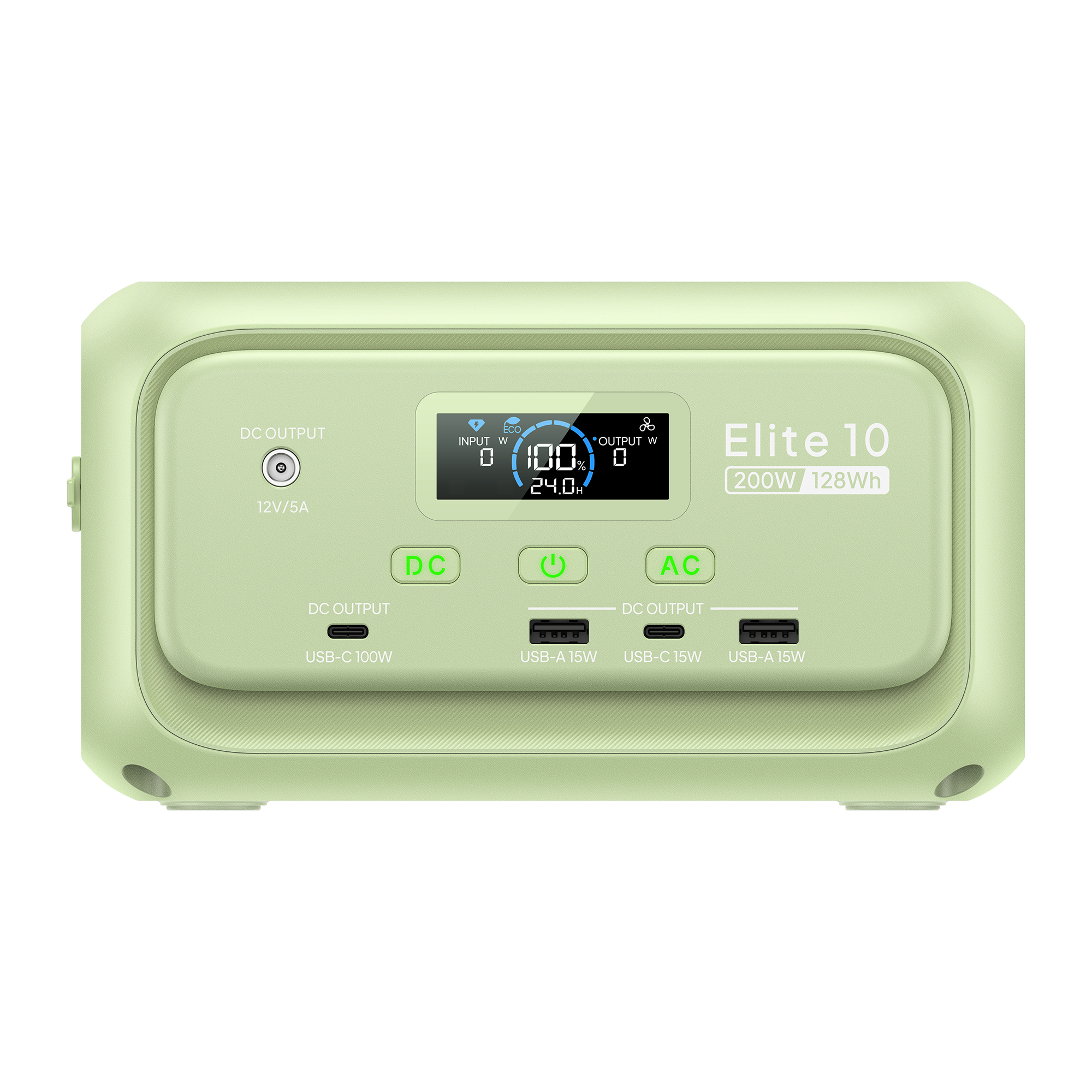 Elite 10 Verde Salvia Elite 10 Verde Salvia | 200 W 128 Wh Mini Estación de energía portátil
