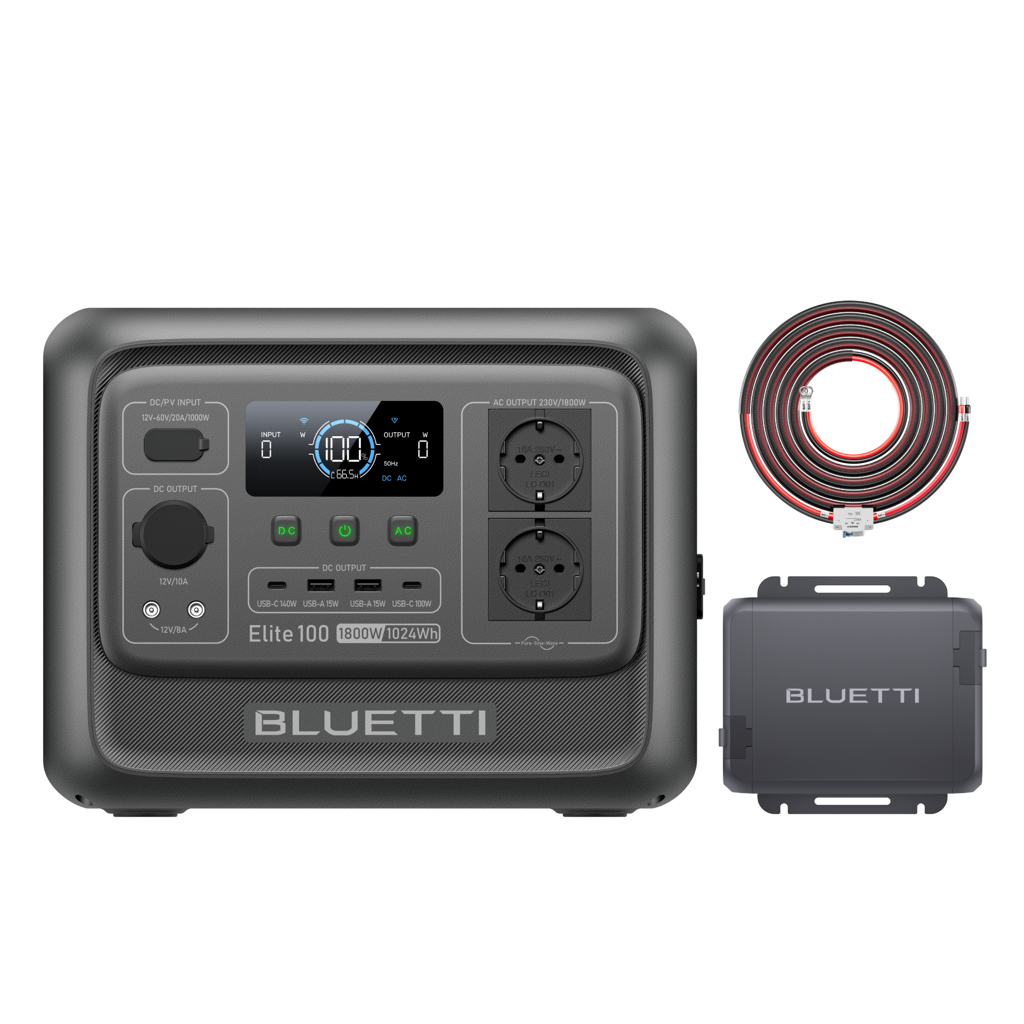 Elite 100 V2 + Charger 1 Elite 100 V2 + Charger 1 + Cables de entrada de CC