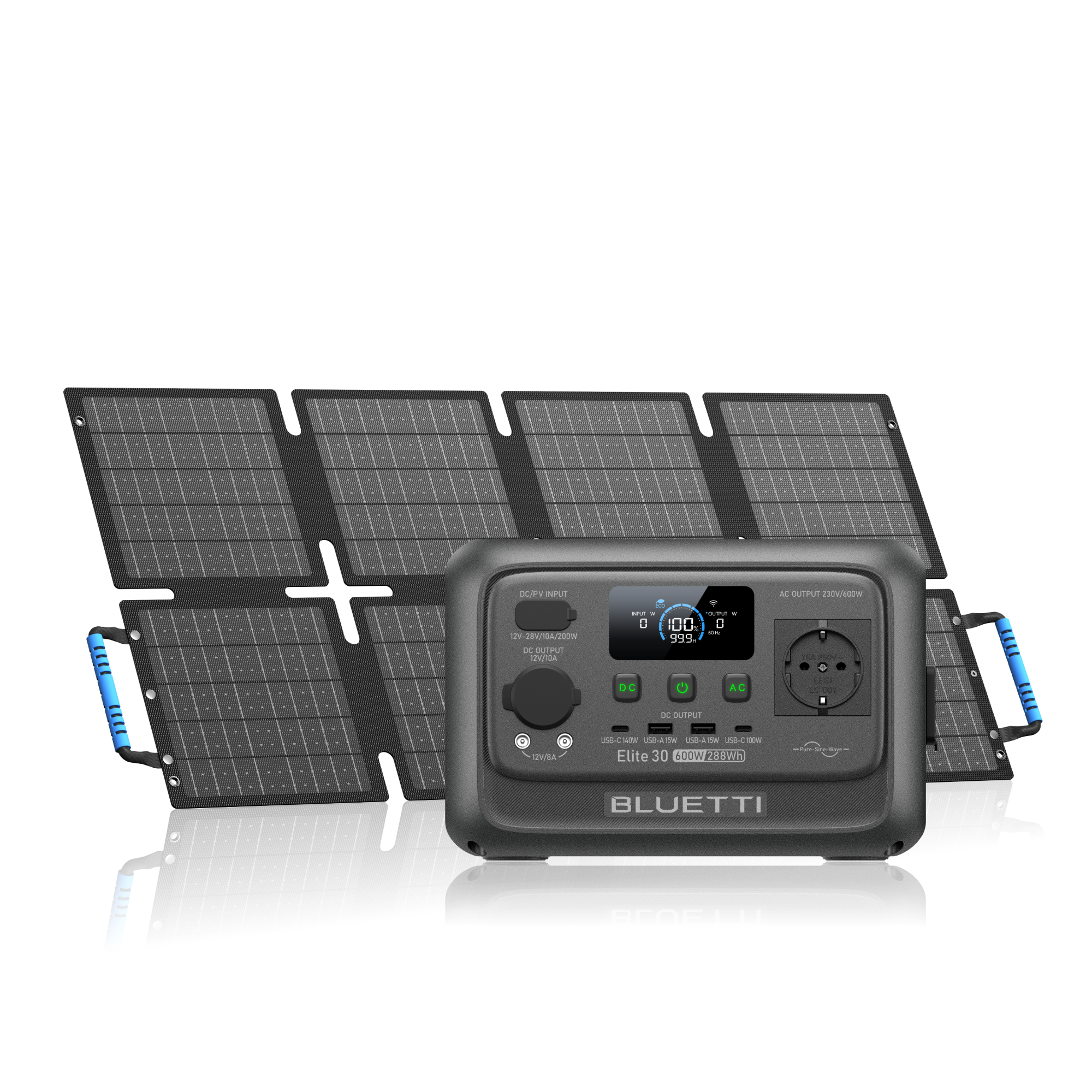 Elite 30 V2+60W Elite 30 V2+60 W Solar | 600 W 288 Wh | 60 W Kit solar