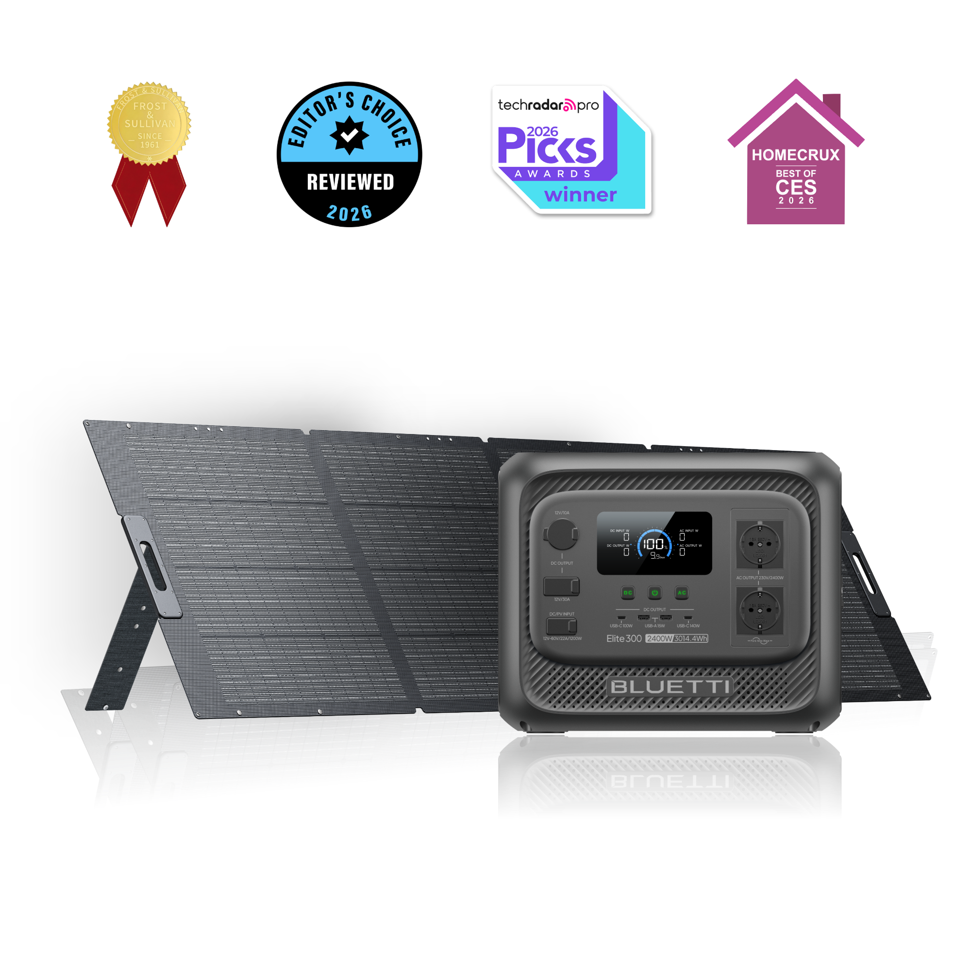 Elite 300+350W Elite 300 +350 W Solar | 2.400 W, 3.014,4 Wh | 350 W Solar kit