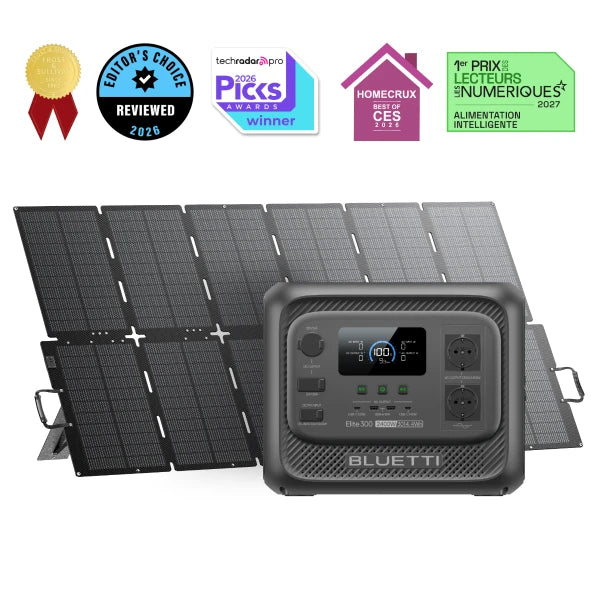 Elite 300+500W Elite 300 +500 W Solar | 2.400 W, 3.014,4 Wh | 500 W Solar kit