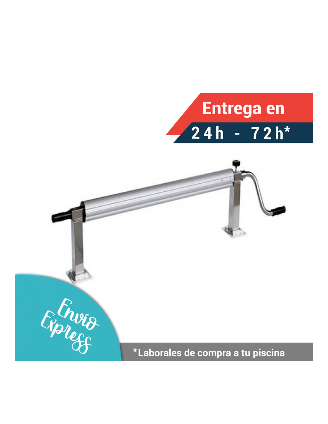 Enrollador Thermal Lux FIJO Ø81mm Manta Térmica | Hasta 4,20 m