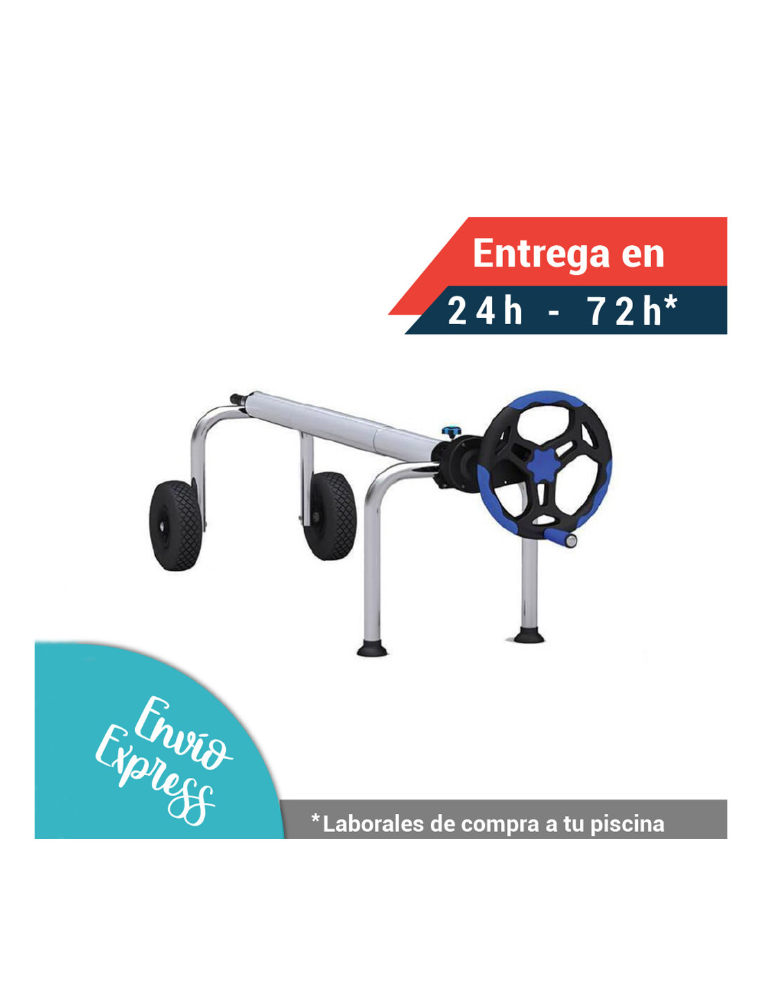 Enrollador Thermal Lux TITAN Ø102 mm para Manta Térmica | Hasta 7,70 m