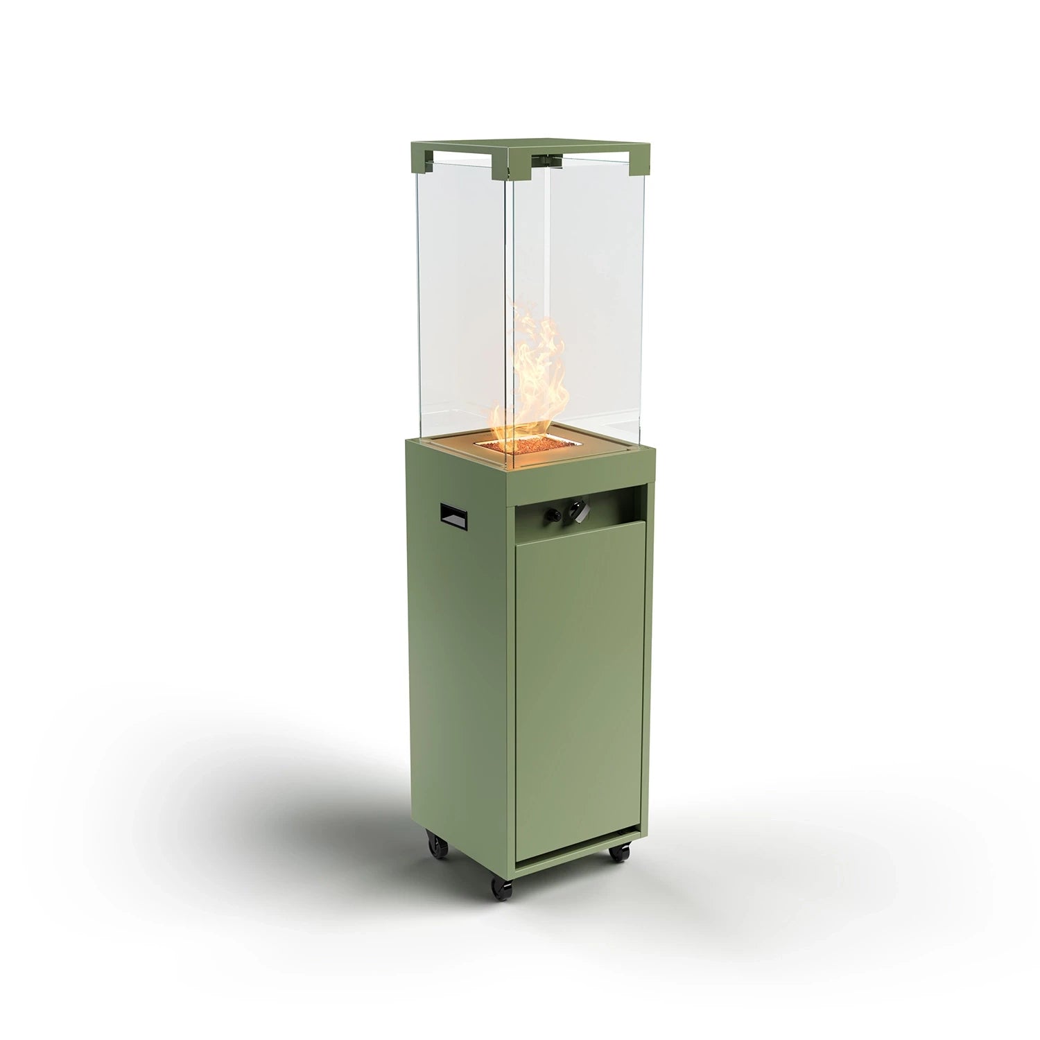 Faro Pale Green - Chimenea de gas exterior