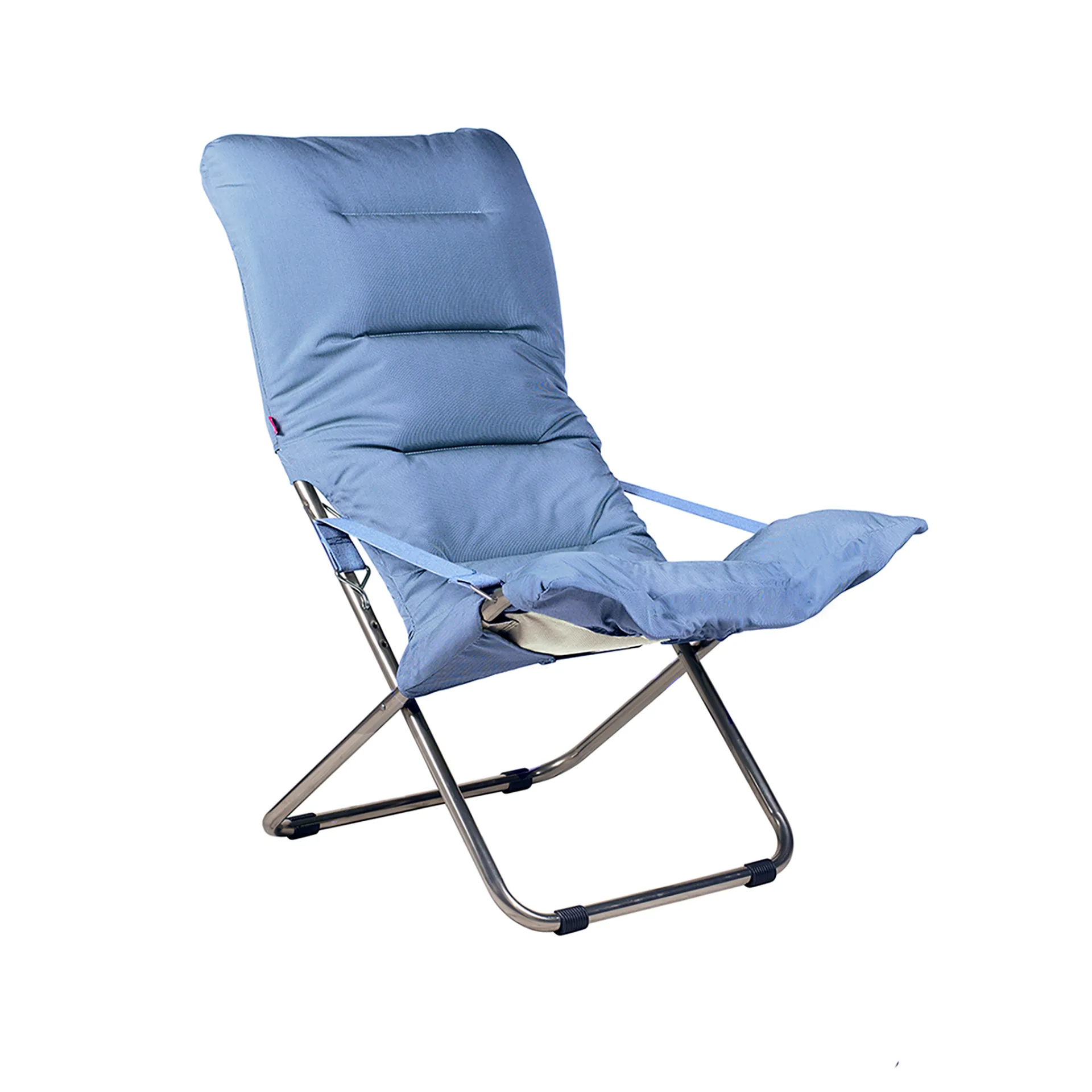 Fiam Silla para tomar el sol Fiesta Soft Azul claro-beige supertex
