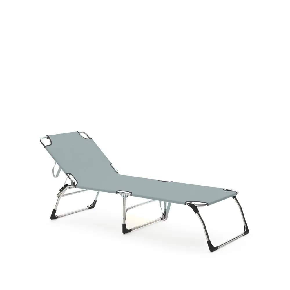 Fiam Tumbona Amigo XXL Tela sage green, estructura de aluminio