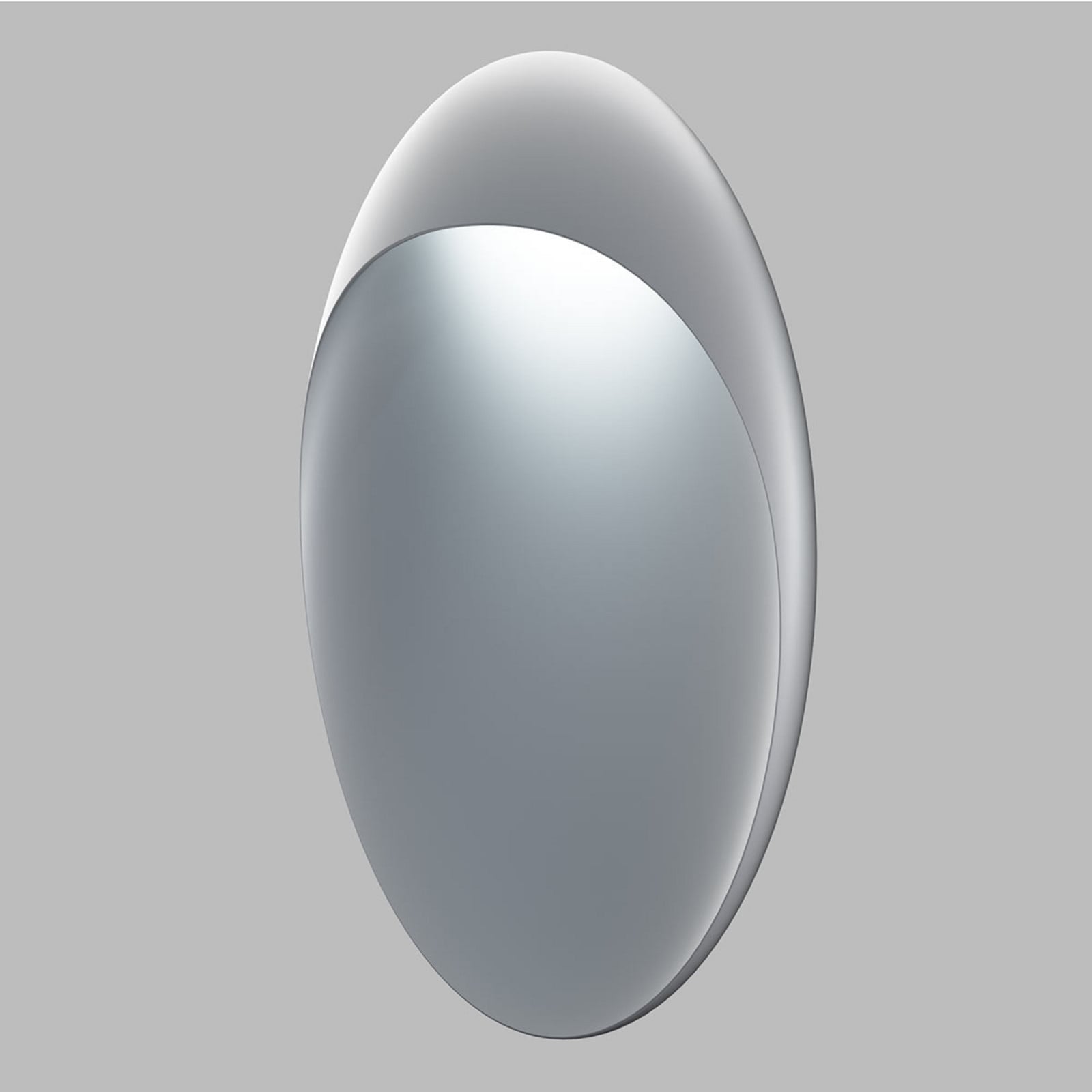 Flindt Aplique de Pared Ø300 3000K Aluminio Gris - Louis Poulsen - Sala de estar / salón - Diseño - Redonda