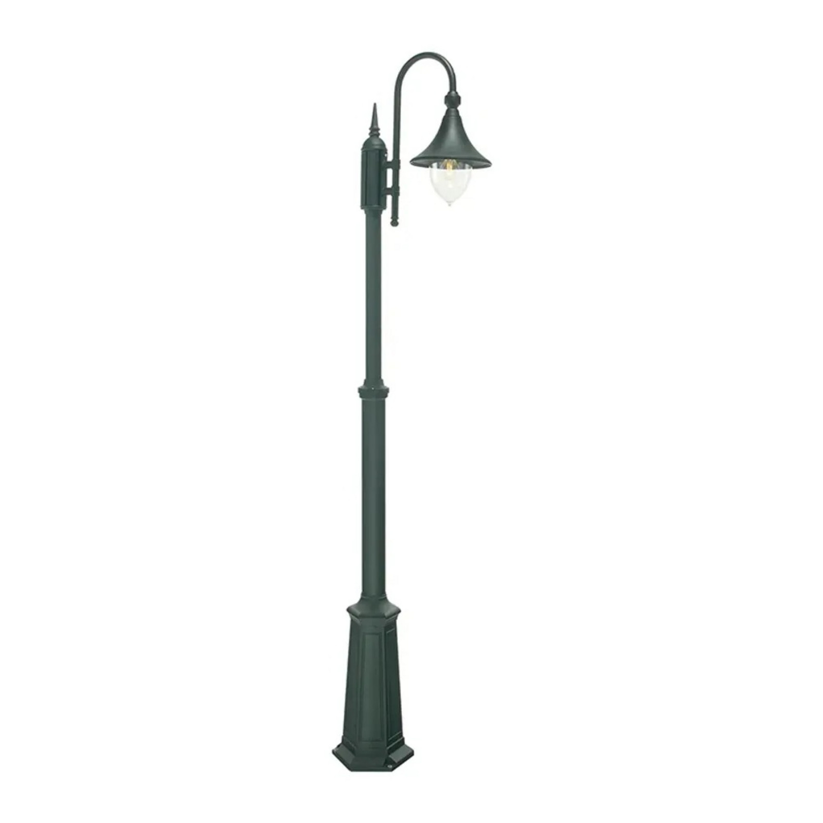 Florence 1 Lámpara Exterior tipo Farola Negro - Norlys - Terraza - Aluminio