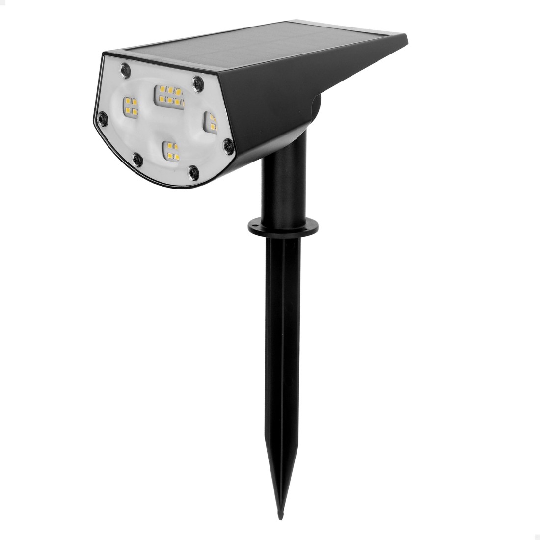Foco solar led 5-10 lúmenes instalación 2 en 1