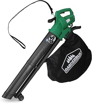 GARDEBRUK Soplador de Hojas Trituradora Aspirador 3en1 45L