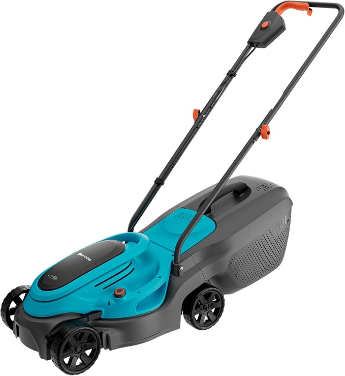 Gardena Cortacésped a batería EasyMax 32/18V P4A Solo: Cuchilla de Corte, Ligero, Ajuste de Altura, Recolección de Hierba, Sin Cable (14634-55)