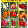 Habanero Pack ,9 variedades,90 semillas,PACK (12)