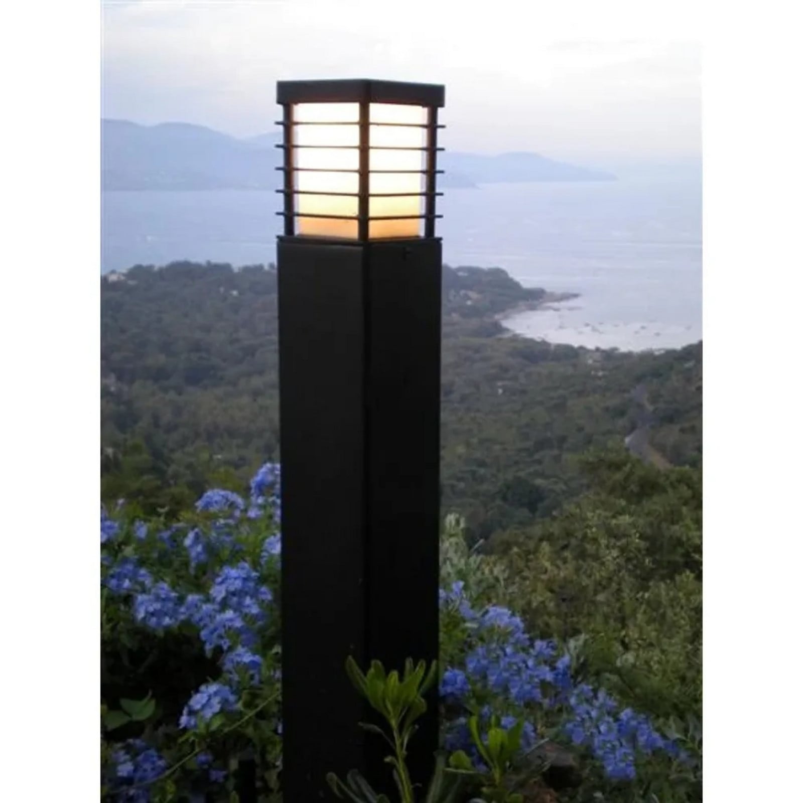 Halmstad 85 LED 8,5W Baliza Exterior Negro - Norlys - Terraza - Metal