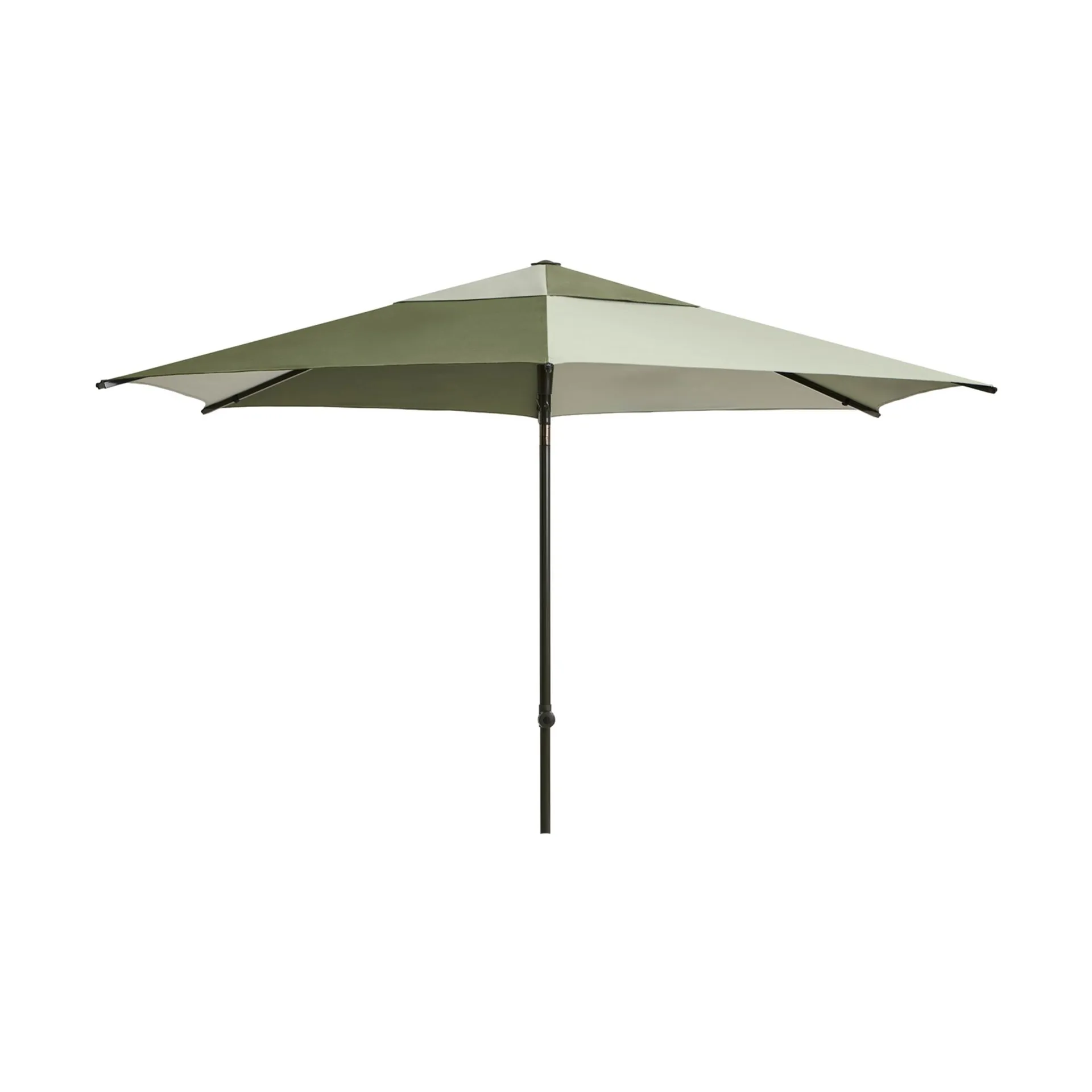 HAY Parasol Terrazza Hexagon Verde-verde oscuro