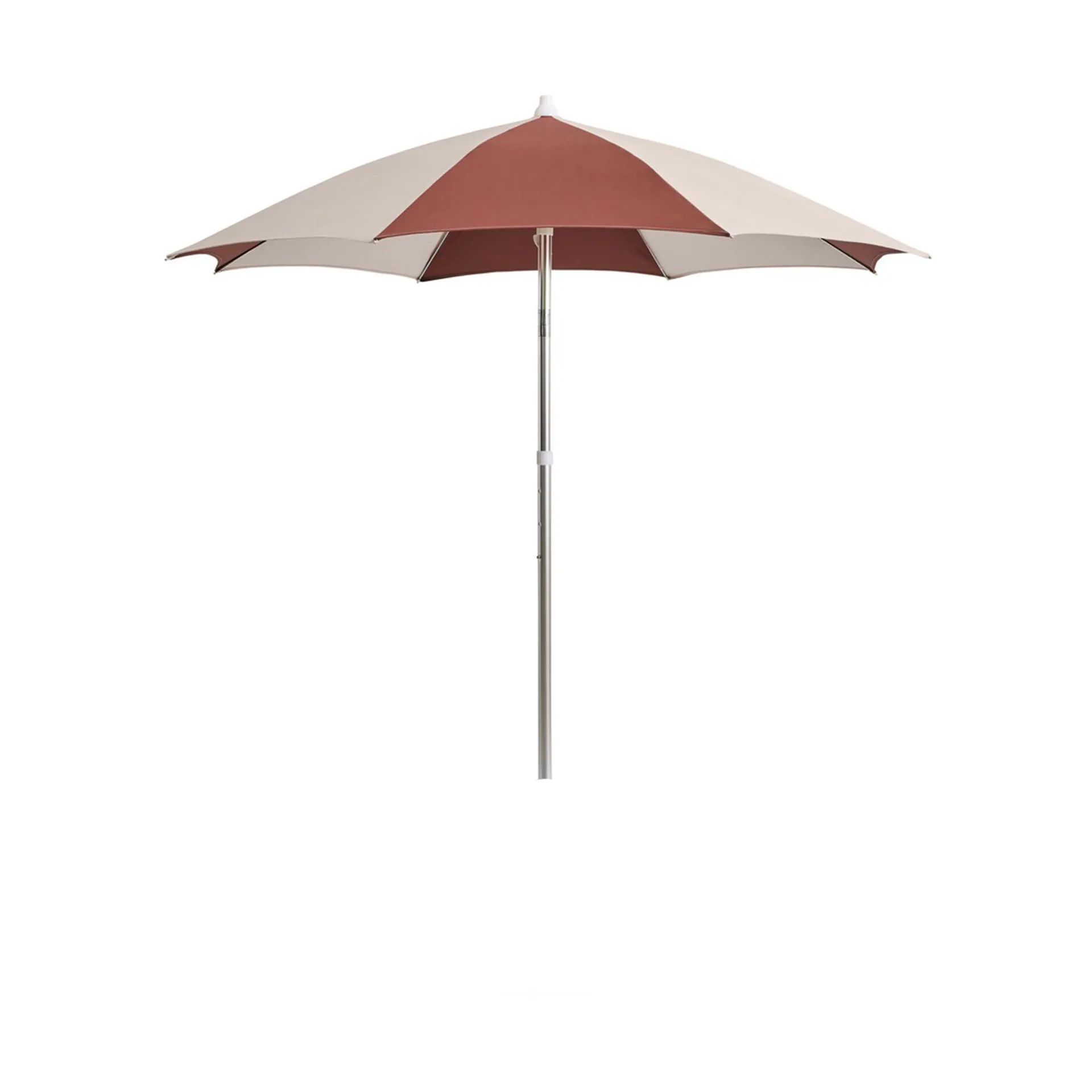 HAY Parasol Terrazza Octagon Blanco roto-burdeos