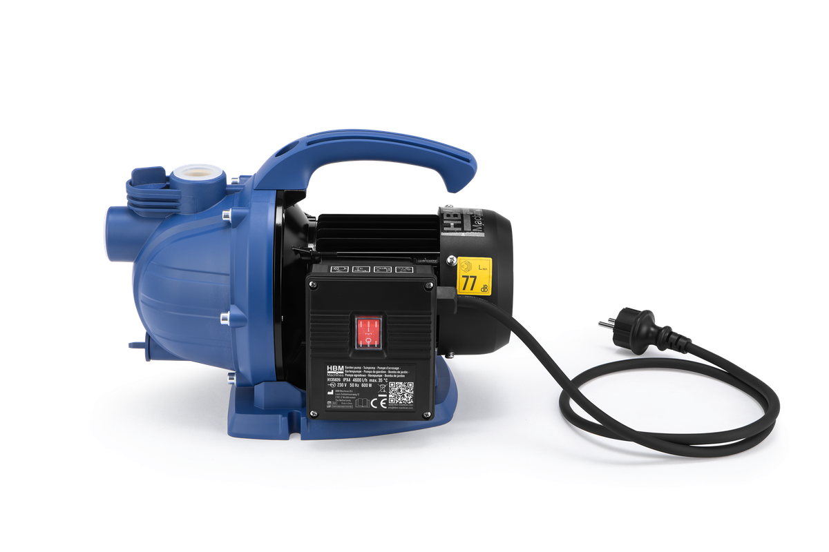 HBM bomba de jardín 600W 4600 l/h