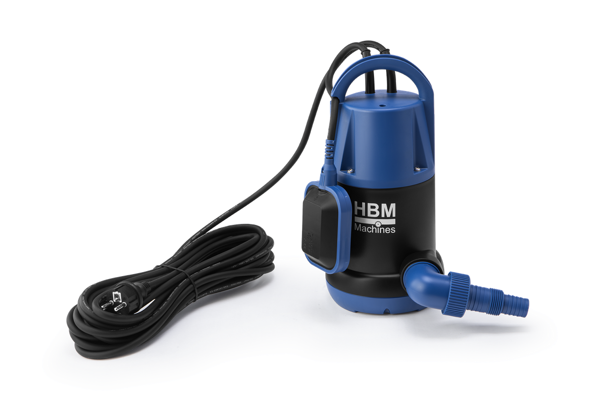 HBM bomba sumergible para aguas sucias 900W 15000 l/h