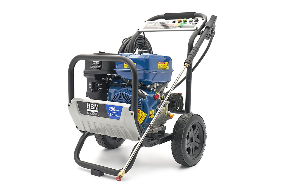 HBM limpiadora de alta presión de gasolina 290 bar 15,1 L/min 459 cc
