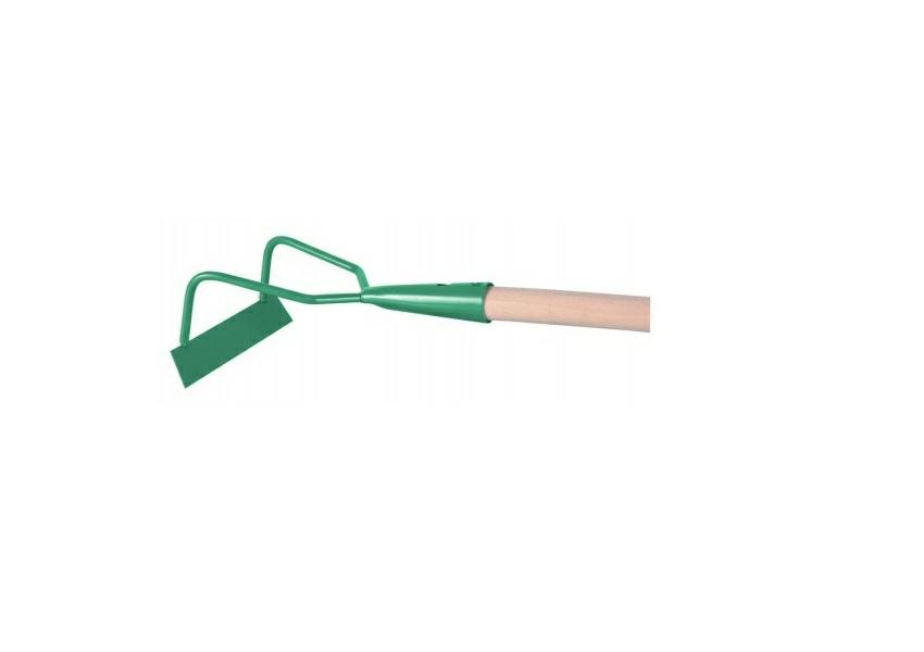 Herramienta de jardinería, Greenmill, azada tipo arco con mango de madera, para deshierbe y cultivo, resistente, ergonómica, ligera y fácil de usar
