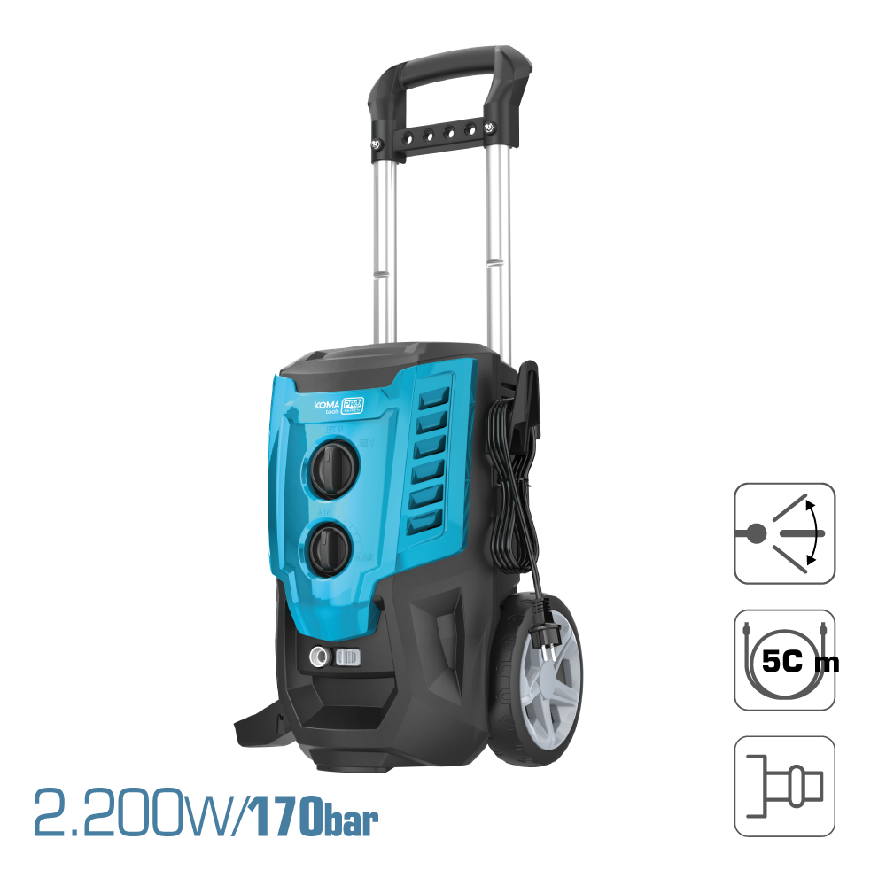 Hidrolimpiadora Koma Tools 2200 W 220-240 V 170 Bar