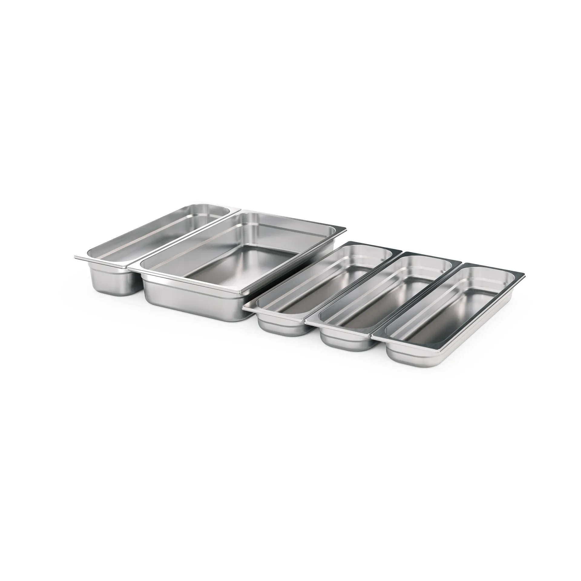 Höfats Cajas de almacenamiento FIRE KITCHEN Acero inoxidable, 5 piezas