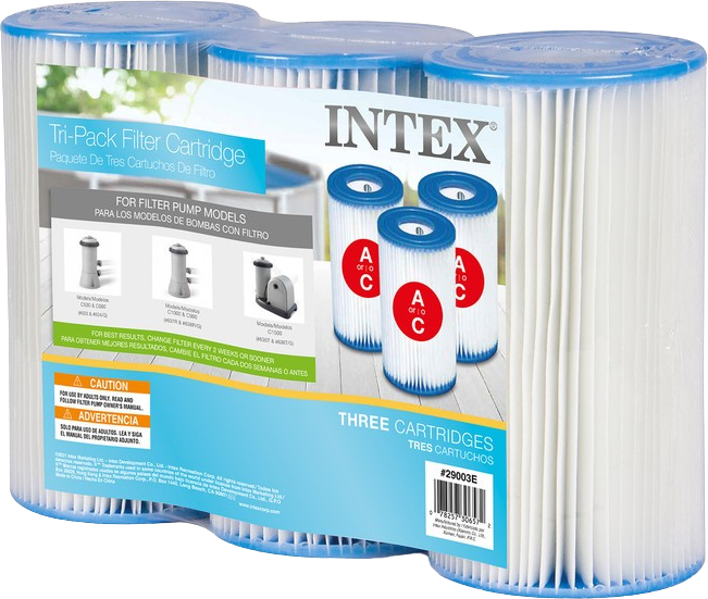 Intex Filterkartusche Typ A, 3er Pack - 1 Pkg
