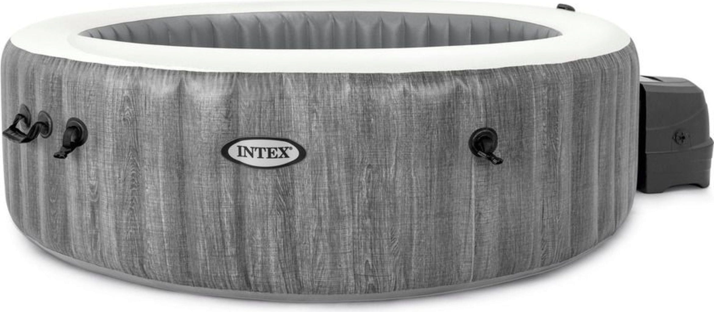 Intex Whirlpool Pure-Spa Bubble Greywood Deluxe - Groß - 1 Stk