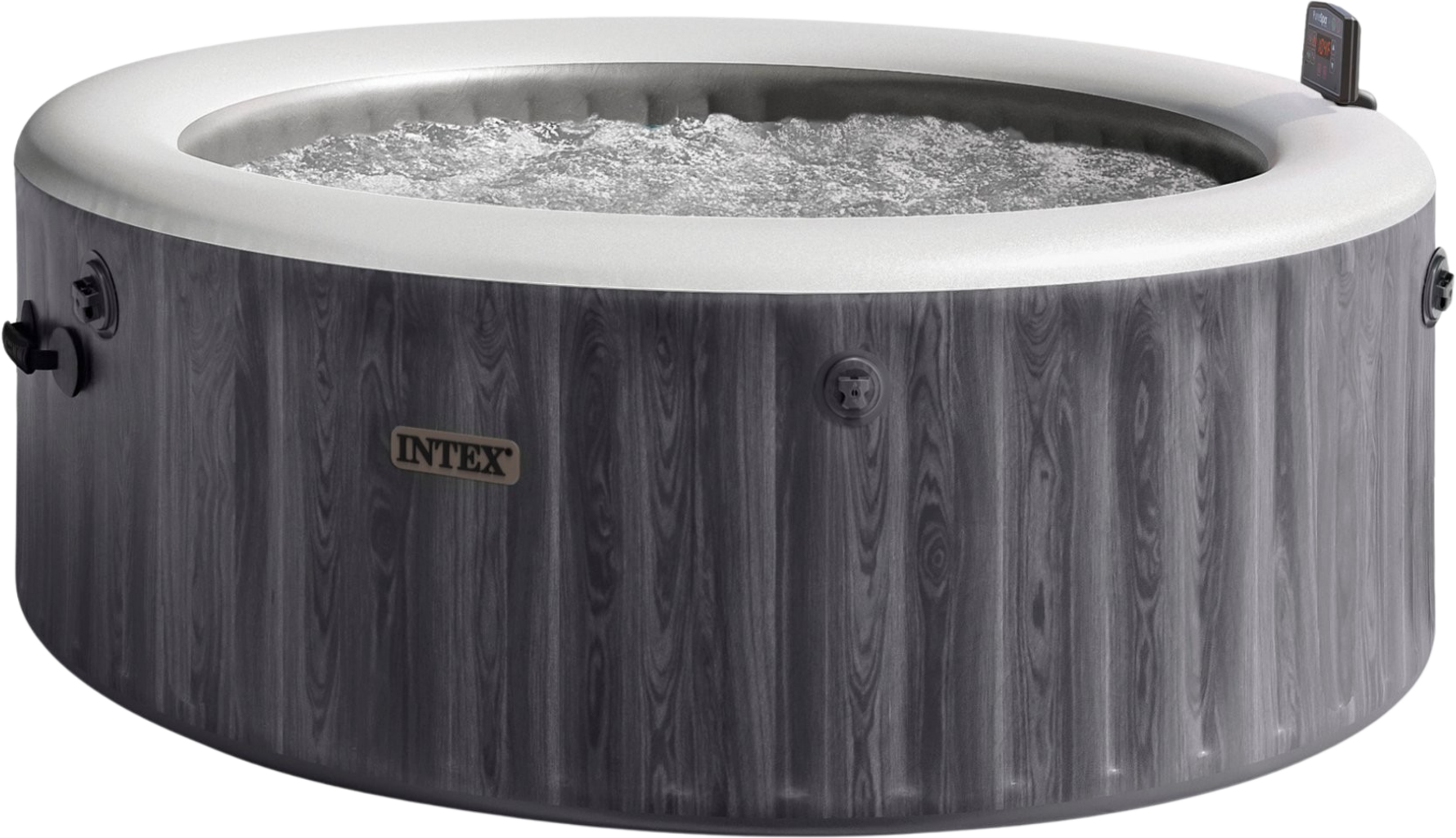 Intex Whirlpool PureSPA Bubble Greywood Deluxe Ø 196 x 71 cm - 4 Personen - 1 Stk