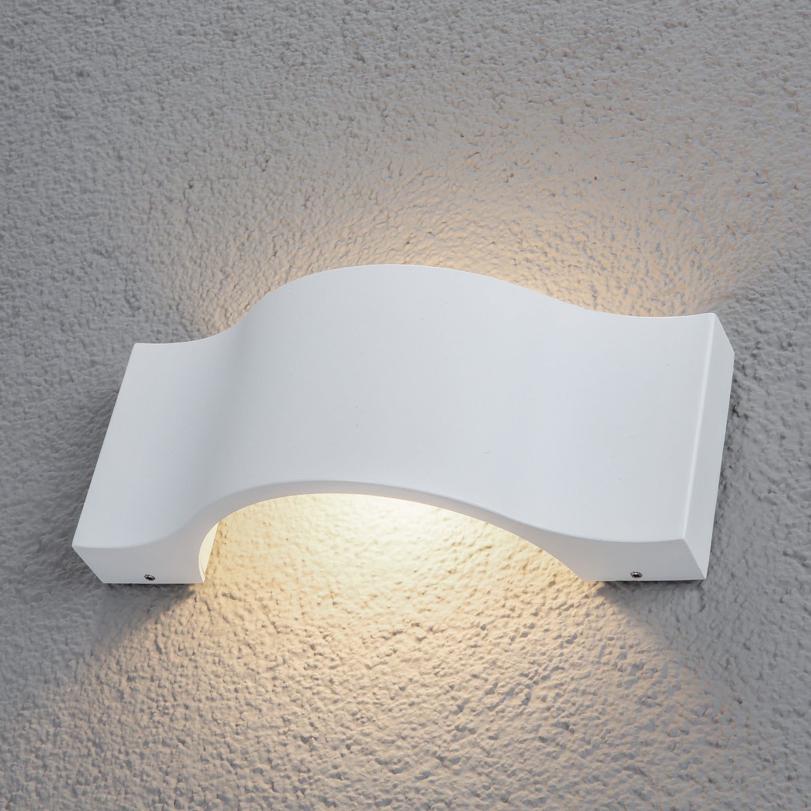 Jace LED ExteriorAplique de Pared White - Lucande - Moderno - Metal - Angular