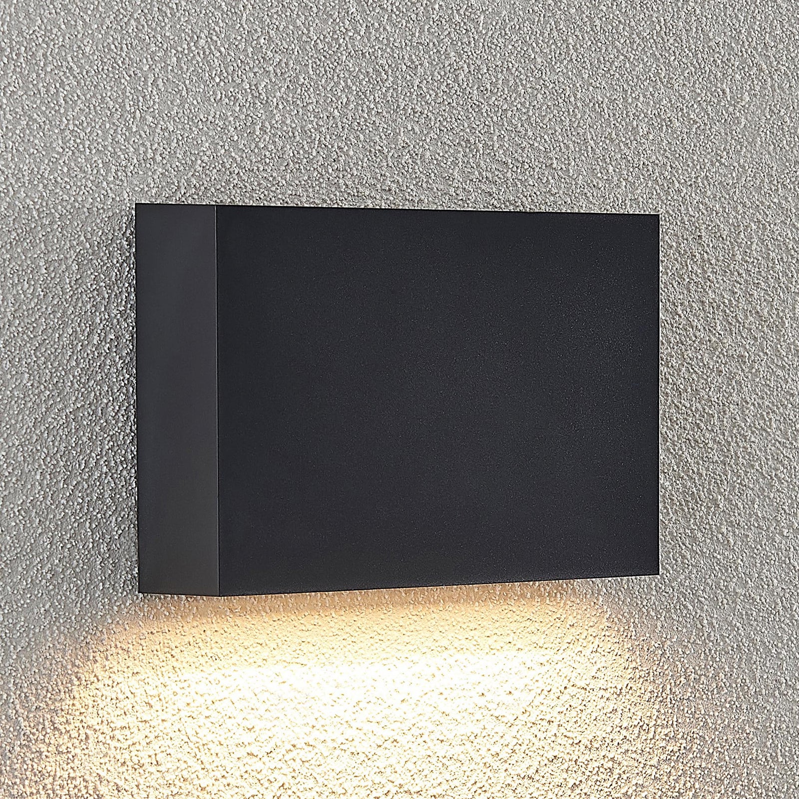 Jarte LED Aplique Exterior Dark Grey - Lindby - Balcón - Moderno - Plástico - Angular