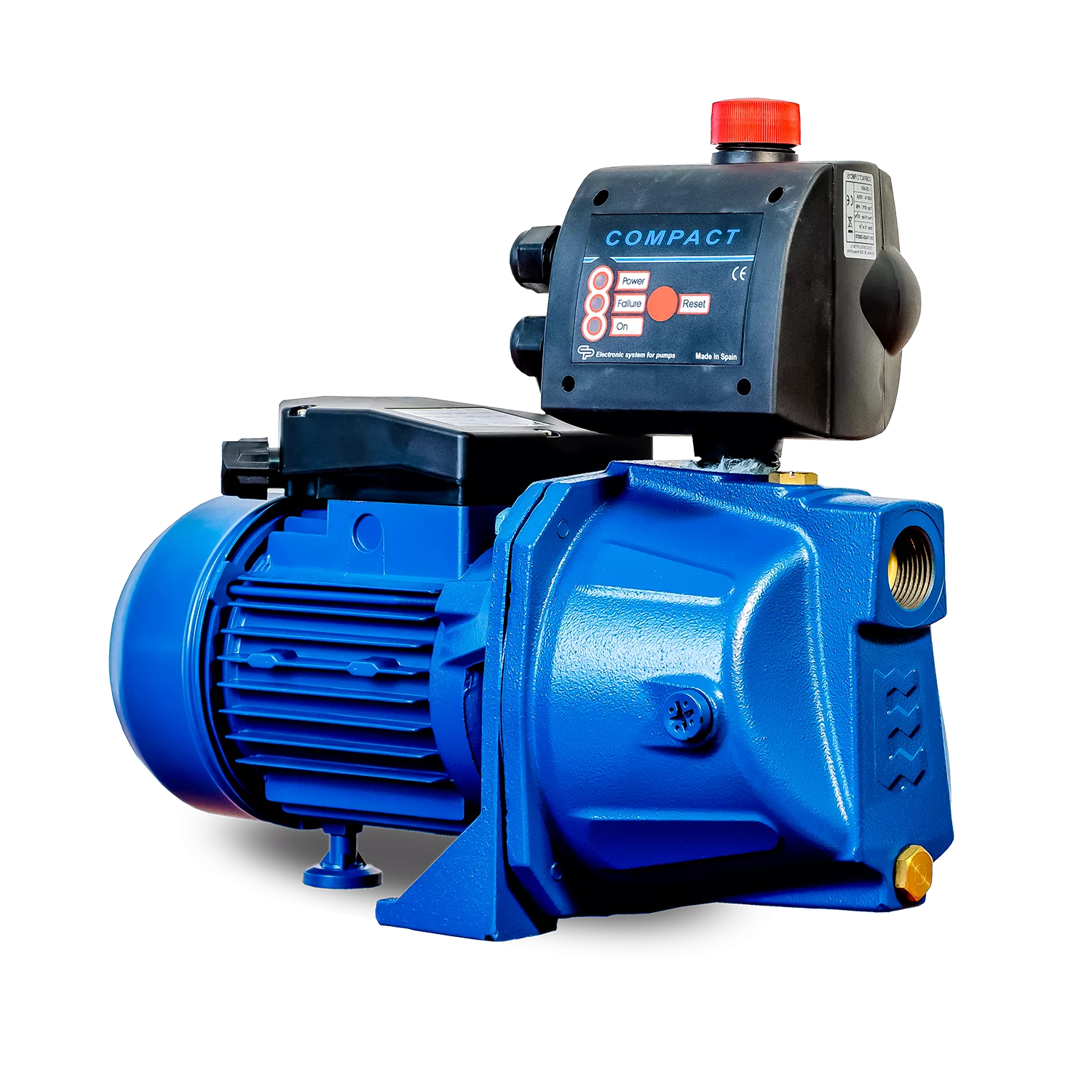 JPV 1300 B Automatic Bomba de jardín, con impulsor de acero inoxidable, 1300 W, 5.400 l/h, 4,7 bar