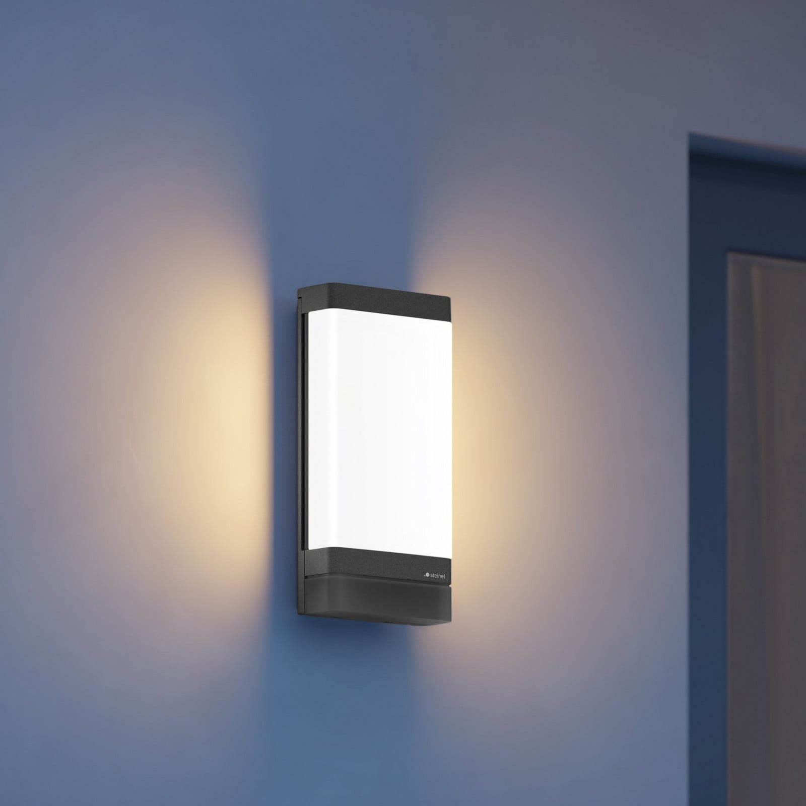 L 271 DIGI SC Aplique LED para exterior con sensor, IP44 - STEINEL - Moderno - Metal - Angular