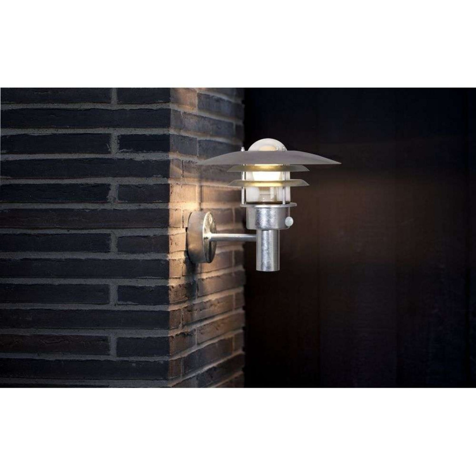 Lønstrup 32 Aplique de Pared w/Sensor Galvanised - Nordlux - Metal