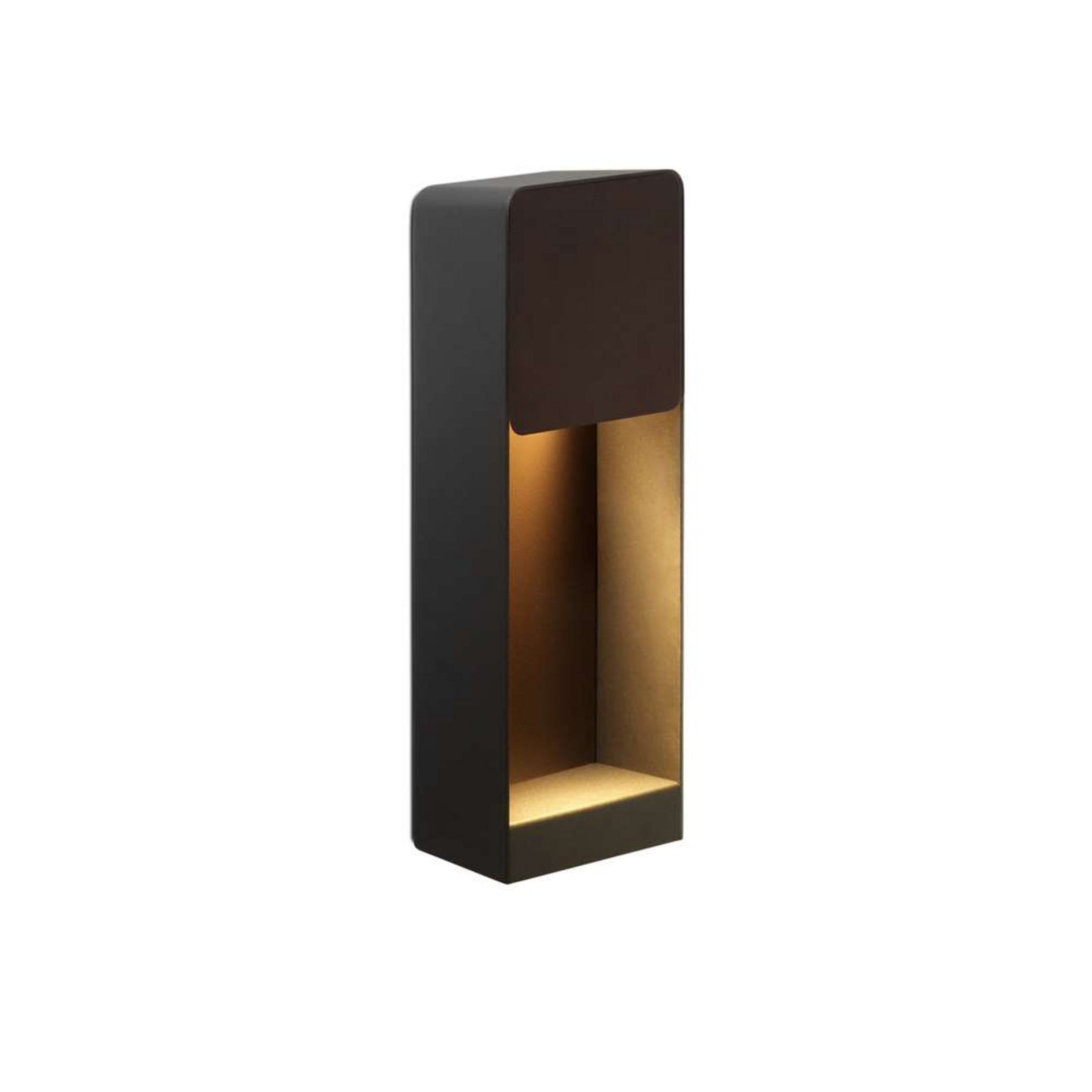 Lab A35 Aplique de pared Exterior Graphite Grey/Brown - Marset - Terraza - Metal