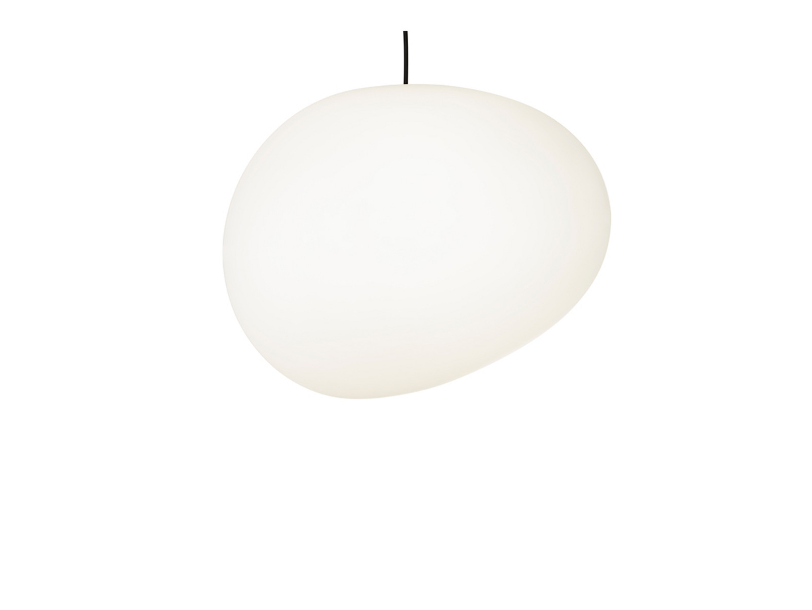 Lámpara colgante exterior Gregg XL, blanca - Foscarini - Terraza - Plástico