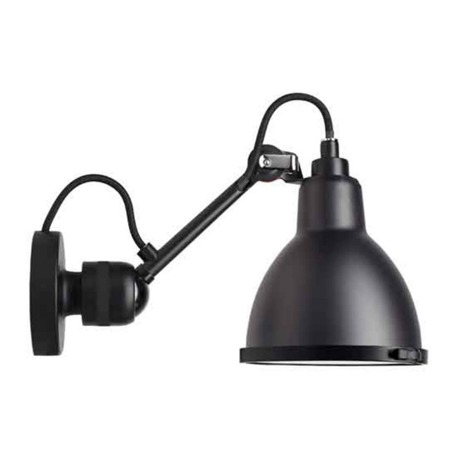 Lámpara de exterior aplique de pared Lampe Gras 304 Seaside, negra - DCW - Terraza - Diseño - Metal