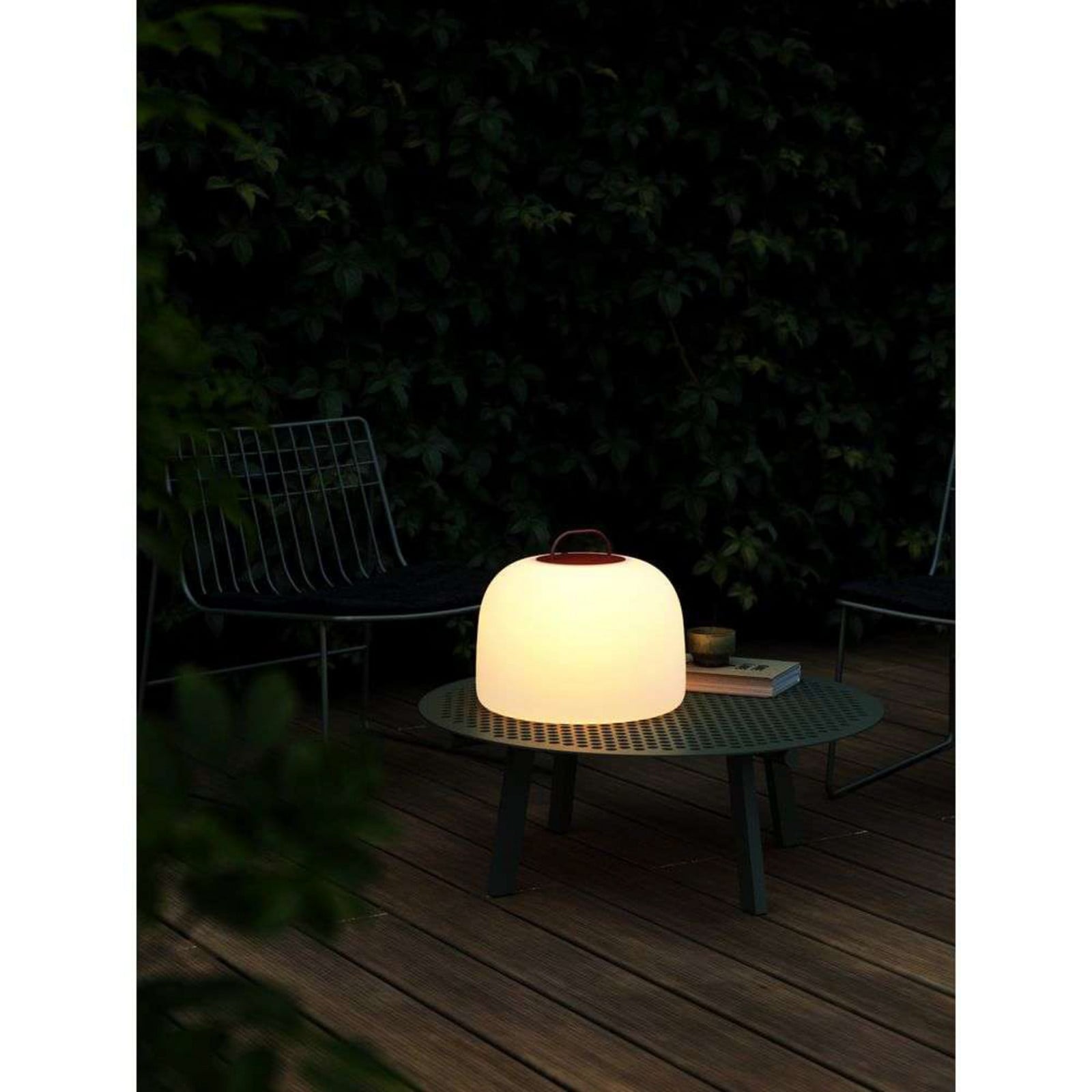 Lámpara de exterior Kettle To-Go 36 IP65 Roja - Nordlux - Terraza - Plástico