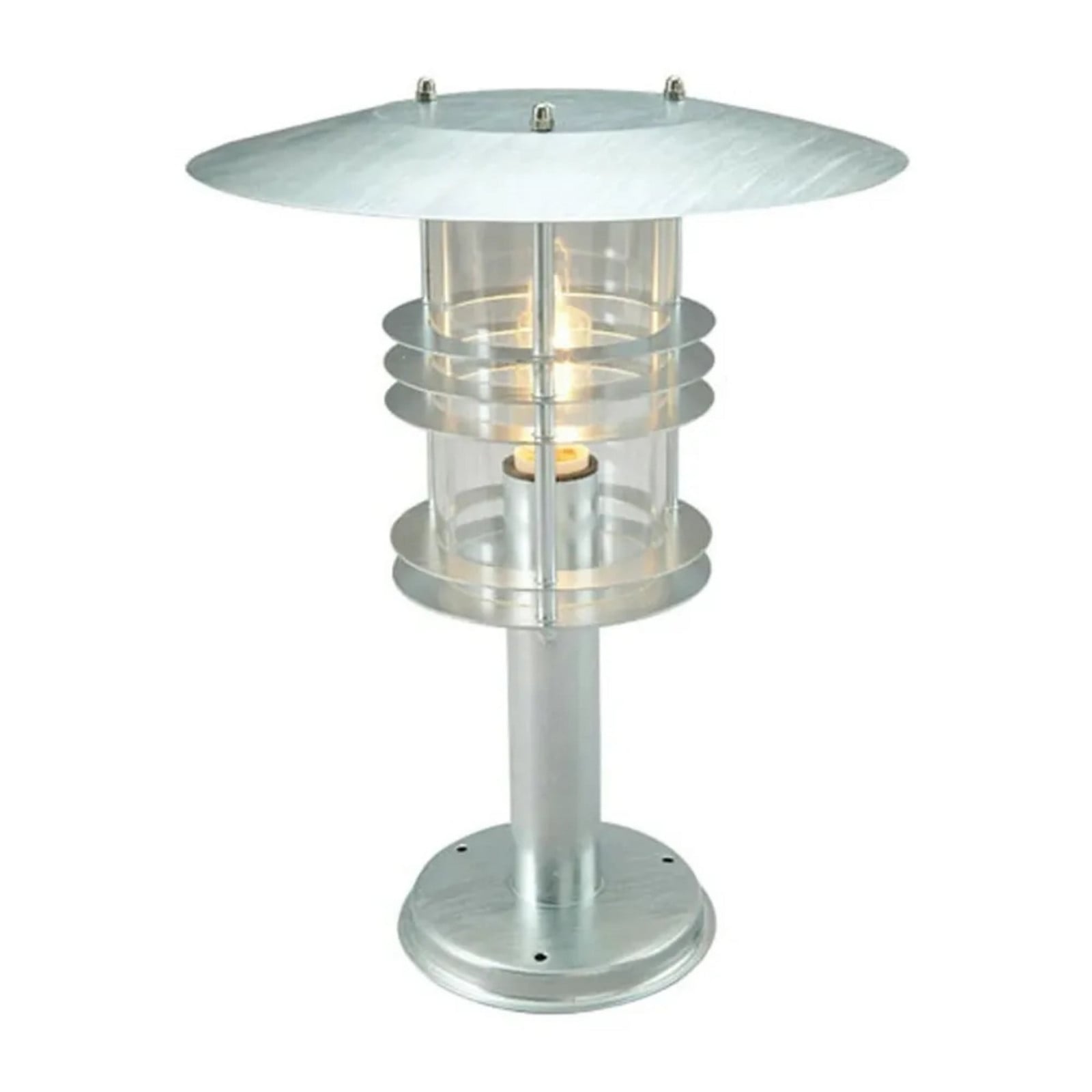 Lámpara de exterior Stockholm, altura 47,5 cm, galvanizada - Norlys - Terraza - Aluminio