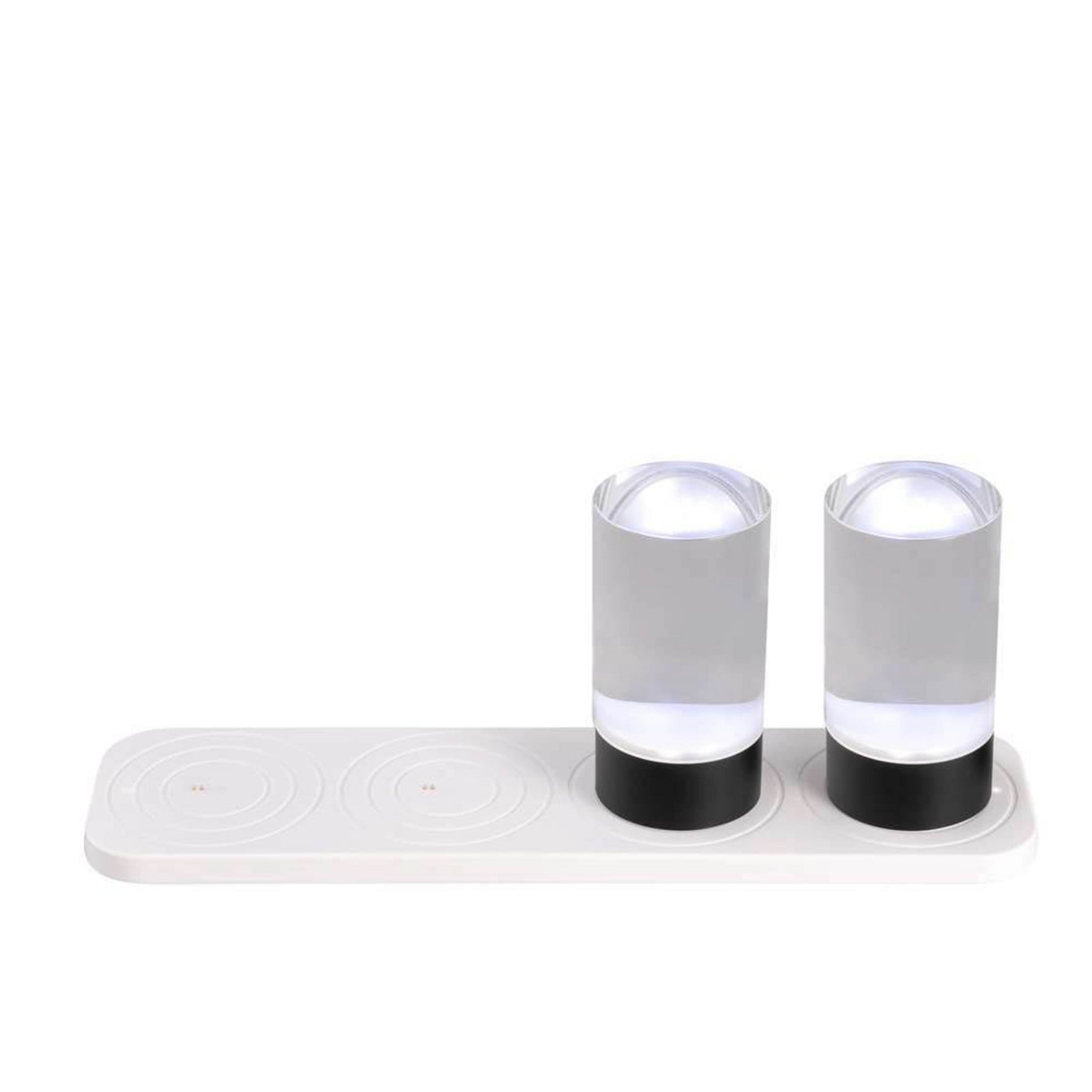 Lámpara de mesa LED Glow Rod, 6 x 12 cm, transparente - Uyuni Lighting - Sala de estar / salón - Aluminio