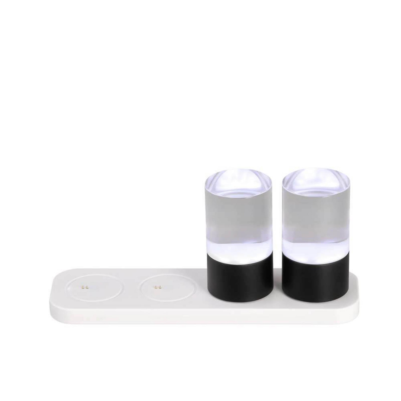 Lámpara de mesa portátil Glow Rod, 4,5 x 8 cm, transparente - Uyuni Uyuni Lighting - Sala de estar / salón - Aluminio