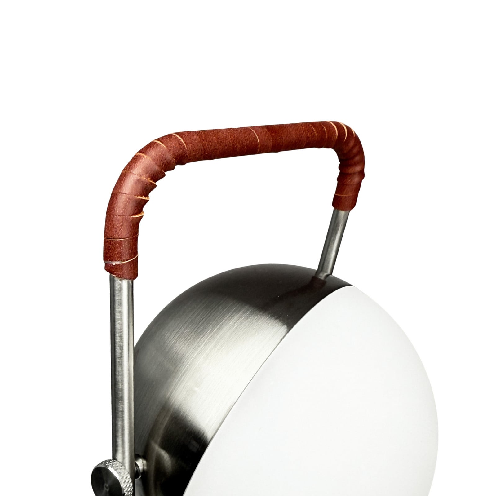 Lámpara de mesa recargable LED Mova, burdeos, IP44 - Dyberg Larsen - Sala de estar / salón - Escandinavo - Metal - Redonda