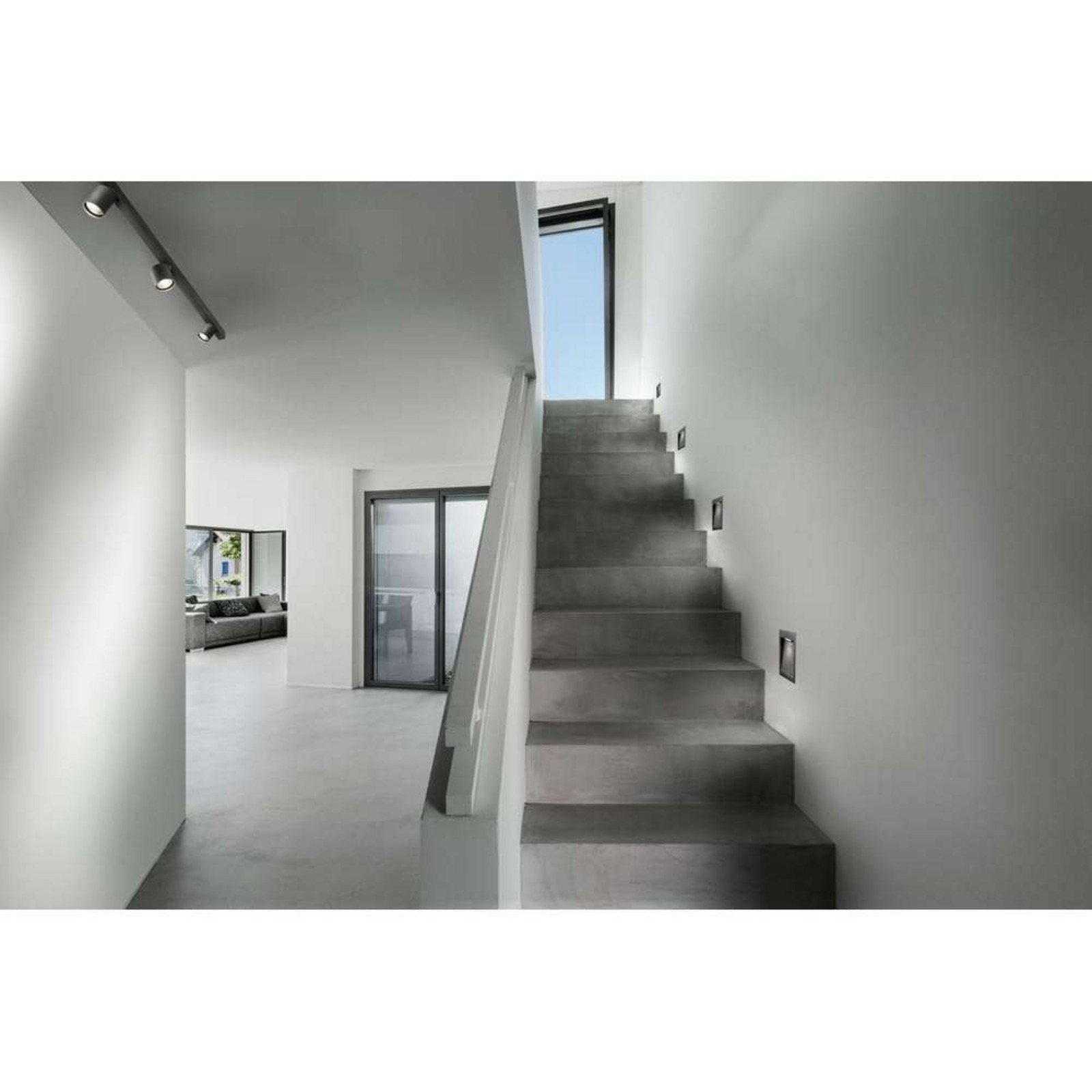 Lámpara empotrable Deli 1 LED IP54 3000K blanco - LIGHT-POINT - Terraza - Aluminio
